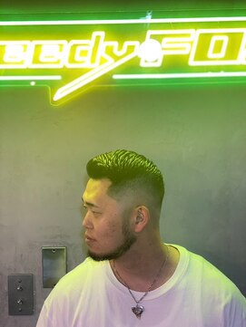 グリーディーフォックス 代々木(Greedy FOX) アップバング/ツーブロックマッシュ/束感/波巻き[シェービング]