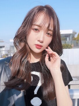 アイティーバイアルバム 北千住店(IT by ALBUM) ヨシンモリ_斜めバンググレージュカラーシルキーベージュ_39130