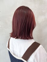 ペスカ 長町南店(pesca)&nbsp;チェリーレッド (ブリーチなしダブルカラー) OIKAWA