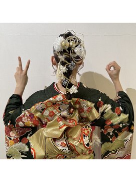 メゾンドボーテ 少路店(MAISON DE BEAUTE) 編みおろしヘアスタイル