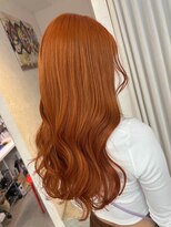 ボックスミコ(Box mico.)&nbsp;☆オレンジブラウンのふんわりロングスタイル☆