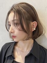 ノイ(noi)&nbsp;顔周りレイヤーカットグレージュカラーくびれボブショートカット