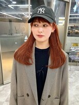 アロ 大阪梅田(alo)&nbsp;【藤田真由】オレンジ×レイヤーカット《大阪梅田駅》