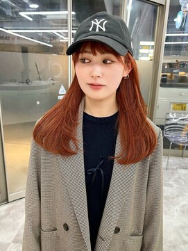 アロ 大阪梅田(alo) 【藤田真由】オレンジ×レイヤーカット《大阪梅田駅》