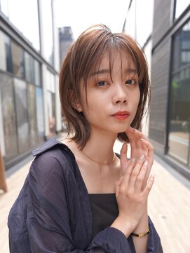 ニコ トウキョウ 渋谷(nico TOKYO) ミディアムレイヤーカットボブウルフ/10代20代/インナーカラー