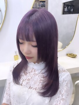 ラビス(Lovis) ミディアム/暗めカラー/デザインカラー/フェイスフレーミング