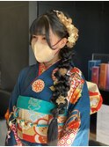成人式20代30代40代♪お呼ばれ大人かわいい編み込み風アレンジ