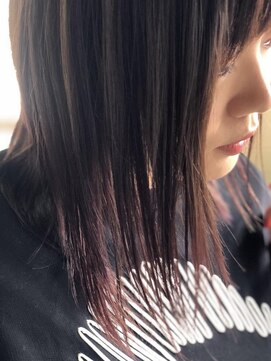 アトリエレモン(atelier LEMON) 透け感レッドピンクカラー