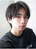 爽やかツーブロックマッシュ"韓国ナチュラルセンターパート"