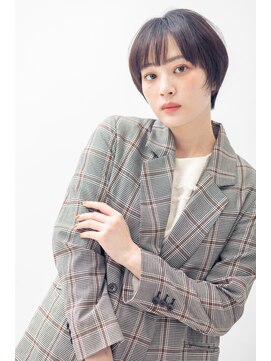 ブリング バイ スノードロップ 吉祥寺(BRING by Snowdrop) デザインカラー/レイヤーカット/ウェットヘア/オリーブベージュ