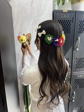 ヴァイス 渋谷店(VAICE) 《ライブ前ヘアセット》エクステお花アレンジ/ヘアセット