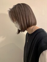 ヘルブラウ ヘアーデザイン(hellblau hair design)&nbsp;bob×beige
