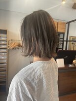 アルゴ 茅ヶ崎(ARUGO)&nbsp;ハイライト切りっぱなしボブ/茅ヶ崎/茅ヶ崎駅南口/こなれミディ