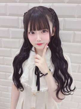 リルミー(Lilme) 三つ編みハーフツイン＊まゆ