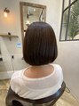 オーブ ヘアー アネラ 福岡六本松店(AUBE HAIR anela)&nbsp;ボブスタイル！朝が楽になります！このスタイルは毛先パーマ