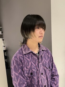 ヘアーエスクールシーユー 枚方T-SITE店(hair S.COEUR×Cu) ウルフカット/枚方美容室