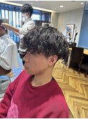 波巻きパーマ