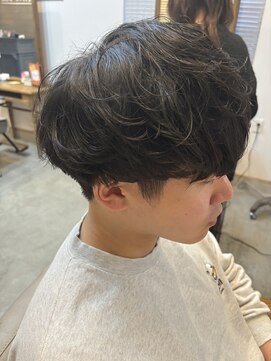 カルムヘアー(Calme hair) 重めマッシュ×パーマ