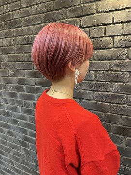 ピンクマッシュショート