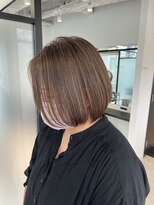 ジービージー(GBG)&nbsp;くびれショートボブ40代50代グレイカラー白髪染め白髪ぼかし