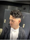 スキンフェード×リバースパーマ×メンズパーマ×メンズカット