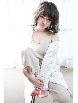 ラフィス ヘアー フォンテ 松山銀天街店(La fith hair fonte) 【La fith】 トレンド☆ミディアムスタイル