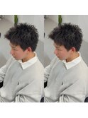 スパイキーショートスパイキーパーマ