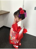 七五三ヘアセット