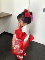 ジャスミン&nbsp;七五三ヘアセット