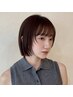 【大人気】旬なスタイル艶感カラー+カット　女性限定　￥9950
