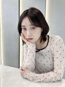 ロンドリゼル 札幌(Lond RiseL) ◯ オリーブグレー/韓国/レイヤーカット/髪質改善/縮毛矯正/札幌