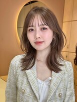 グロー 大宮(GLROW) ♭大宮/レイヤーカット/ミディアムレイヤー/顔まわりカット