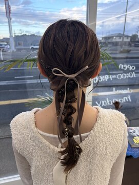 ノーティ(nouty) 編みおろしアレンジ