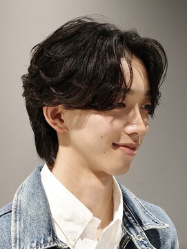 レタッチ バイ フィフス 天神大名(RETOUCH by fifth) 天神メンズパーマニュアンスパーマフェザーパーマセンターパート