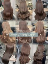 ベレーザ 渋谷(BELEZA)&nbsp;17132ココアブラウンオリーブカラーミルクティーレイヤーカット