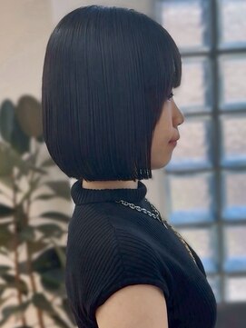 ザシェノンウメダ(THA CHAINON UMEDA) 心斎橋/着物ヘア/大人ガーリー/ダークアッシュ/似合わせカット