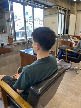 タメ(tame-) サーフカール/フェザーパーマ/ブルーブラック【都賀/メンズ】