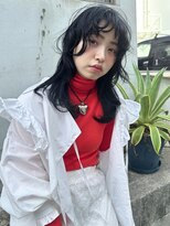 デイジー(Daisy)&nbsp;レイヤー　顔周りレイヤー　ミディアムレイヤー　似合わせカット