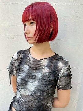 ロマリア(Lomalia) ボブヘア[表参道/原宿/ダブルカラー/ケアブリーチ/縮毛矯正]