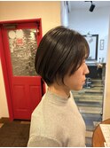 大人ショートボブ