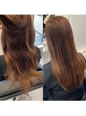 髪質改善ストレート