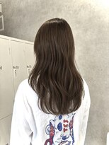 ナイロン 西葛西店(NYLON.)&nbsp;オレンジ味を抑えた透明感グレージュカラー×レイヤーカット