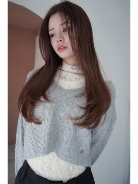 アンジェリカ 立町店(ANGELICA) 艶髪レイヤー 顔周りレイヤーカット 韓国レイヤースタイル