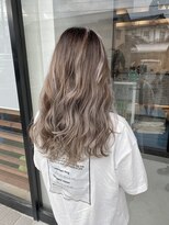 ラフ バイ マグ 南松本(R.A.F. by Mag)&nbsp;【R.A.F】外国人風グレージュバレイヤージュ