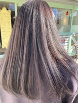 ケーズヘアー 北習志野店(K's Hair) パープルブルー、ハイライト