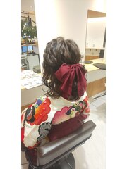 着物ヘアセット