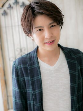 グルーミングサロン バーバー キャッスル 北浦和西口(Grooming salon Barber Castle) コンマバングで動きをつけたニュアンスマッシュL