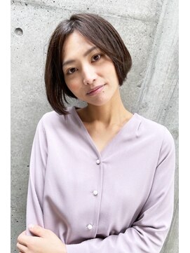 ニット 銀座(knit) 《knit銀座》大人可愛い20代30代40代ショートボブ丸み前下がり