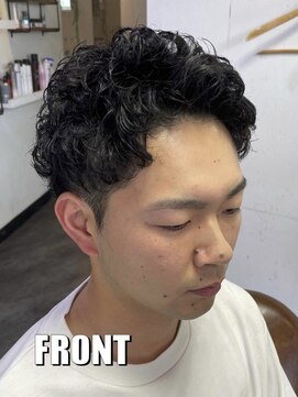 カミケン 方木田店(kamiken.) 爽やかツーブロ無造作パーマ【カミケン方木田店】