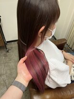 スクリバイタヒエ(SUKURI by tahie)&nbsp;#インナーカラー #ピンク